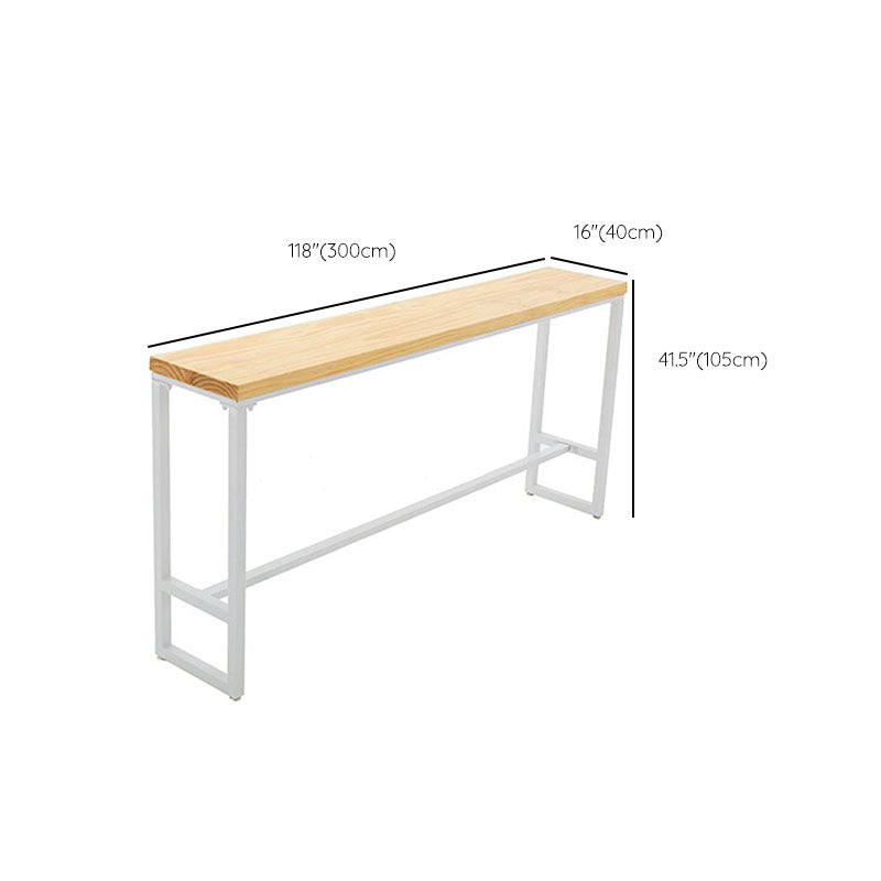 Industrial Bar Table Set 1/2/4/7 Pieces Solid Wood Counter Table Set for Indoor