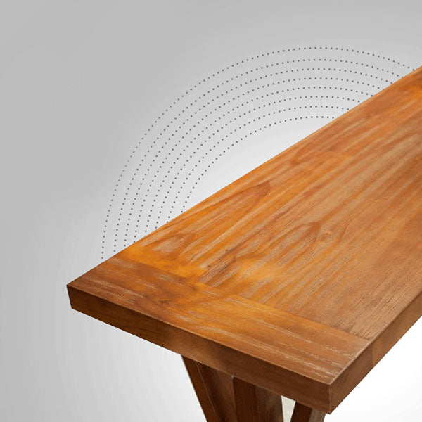 Modern Bar Table Set 1/2/4/7 Pieces Solid Wood Counter Table with Backless Stools