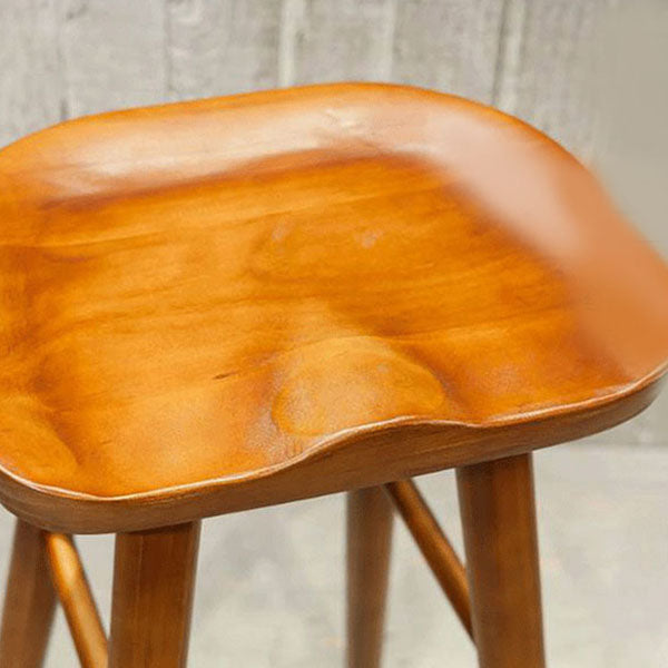 Modern Bar Table Set 1/2/4/7 Pieces Solid Wood Counter Table with Backless Stools