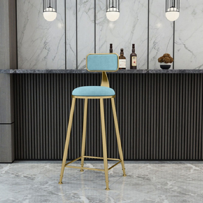 Glam Style Fixed Bar Table 1/4 Pieces Solid Wood Rectangle Counter Set for Indoor