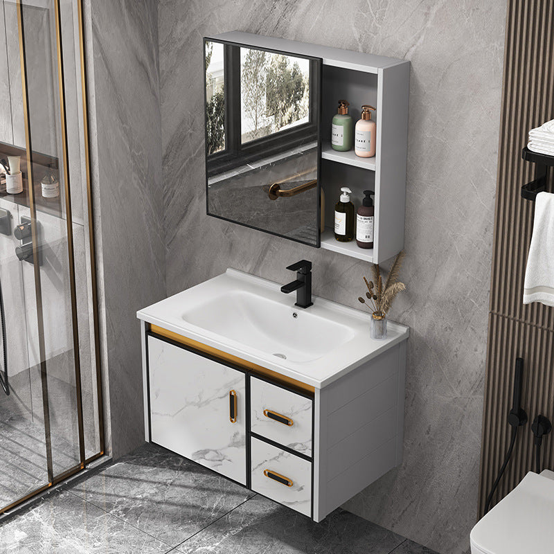 Glam Bathroom Vanity Set Single-Sink Bathroom Vanity for Bathroom