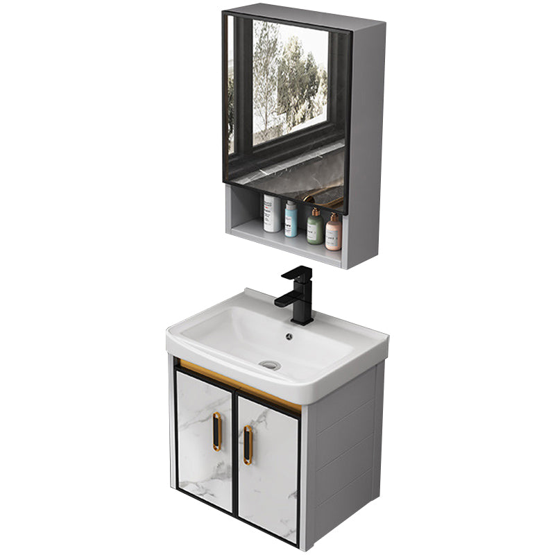 Glam Bathroom Vanity Set Single-Sink Bathroom Vanity for Bathroom