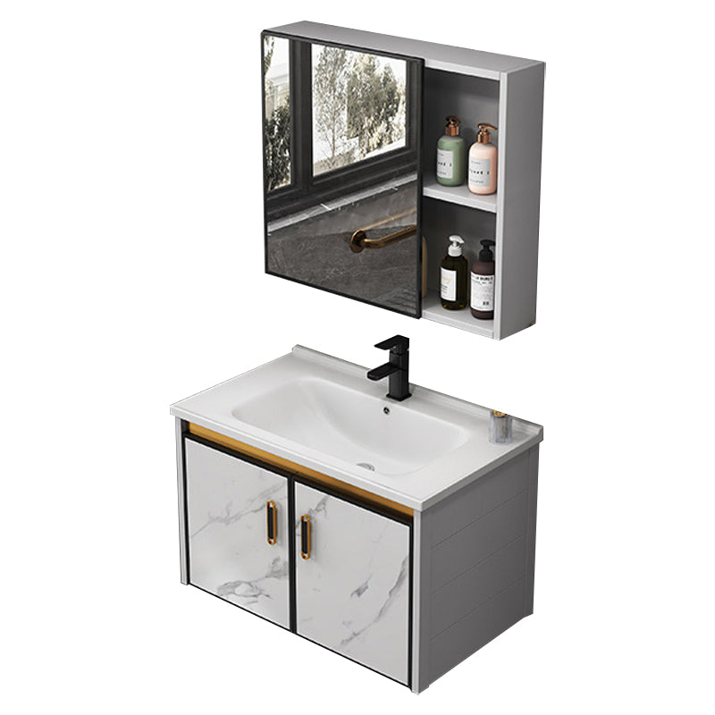 Glam Bathroom Vanity Set Single-Sink Bathroom Vanity for Bathroom