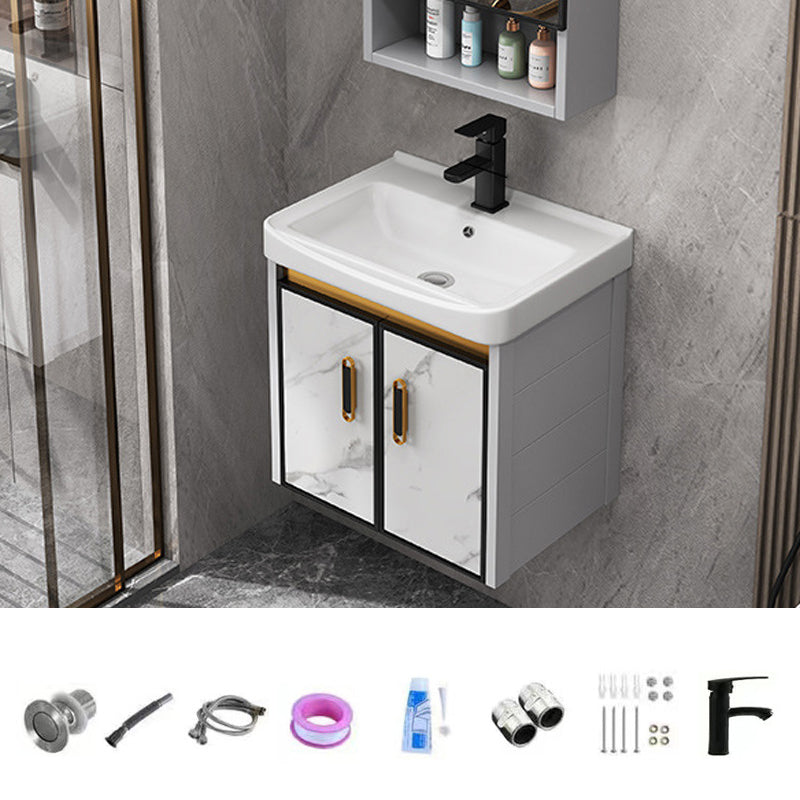 Glam Bathroom Vanity Set Single-Sink Bathroom Vanity for Bathroom