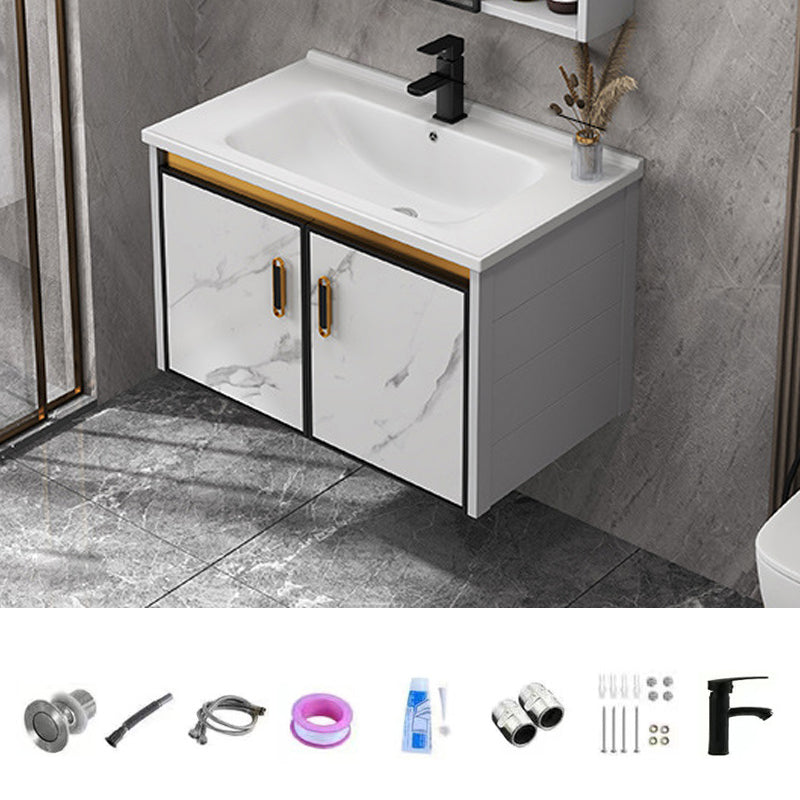 Glam Bathroom Vanity Set Single-Sink Bathroom Vanity for Bathroom