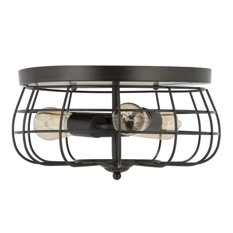 Flush Mount Ceiling Light Industrial Ceiling Mounted Fixture for Living Room
