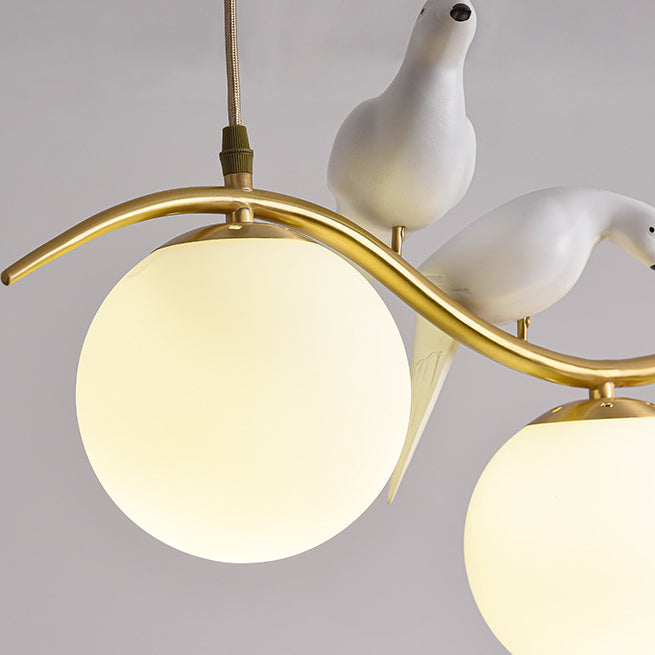 Contemporary Kitchen Island Lighting Golden Ceiling Light for Foyer