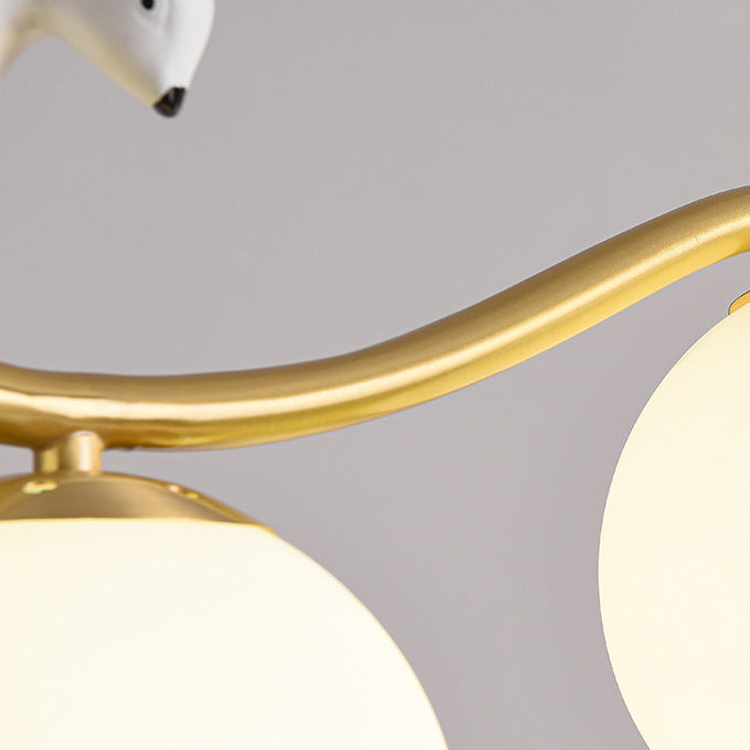 Contemporary Kitchen Island Lighting Golden Ceiling Light for Foyer