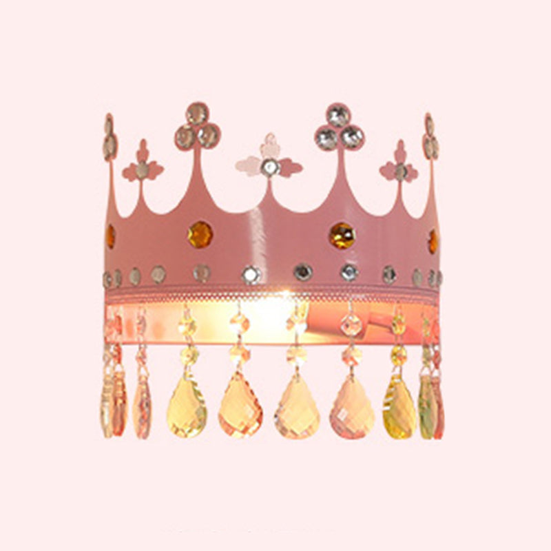 Nordic Style Wall Mount Light Crown Shape Wall Lamp for Children's Room