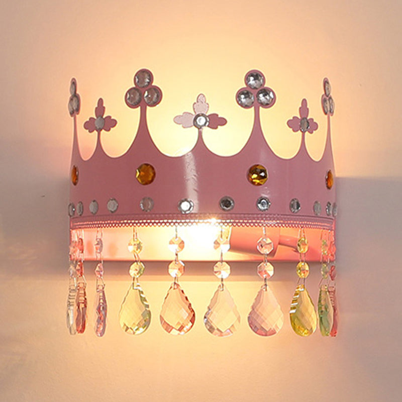 Nordic Style Wall Mount Light Crown Shape Wall Lamp for Children's Room