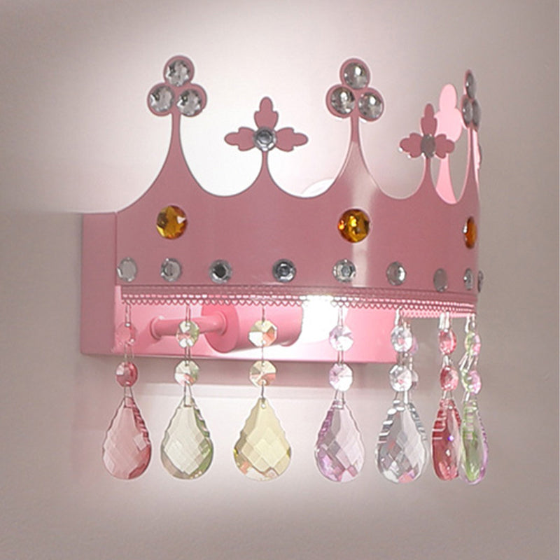 Nordic Style Wall Mount Light Crown Shape Wall Lamp for Children's Room