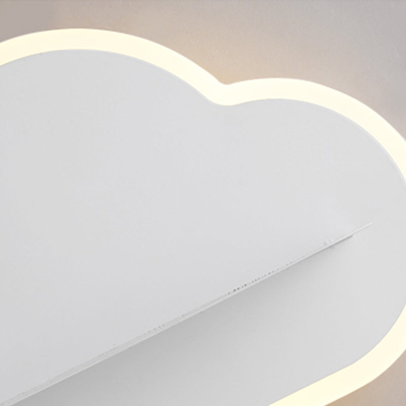 Nordic Style Wall Mount Light Cloud Shape Wall Lamp for Children's Room