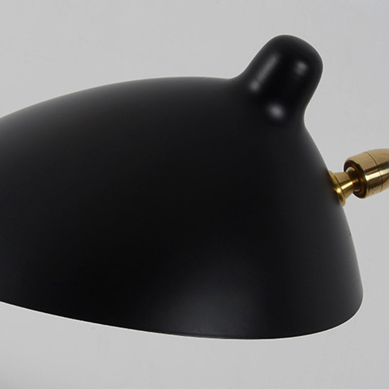 Industrial Style Wall Sconce Iron 1 Light Sconces in Black for Bedroom