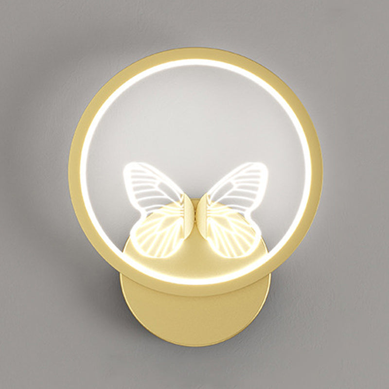 Nordic Style Iron Wall Light Geometry Shape Wall Lamp for Children's Room