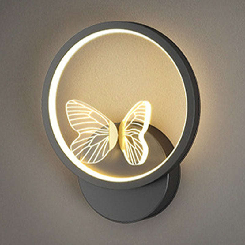 Nordic Style Iron Wall Light Geometry Shape Wall Lamp for Children's Room