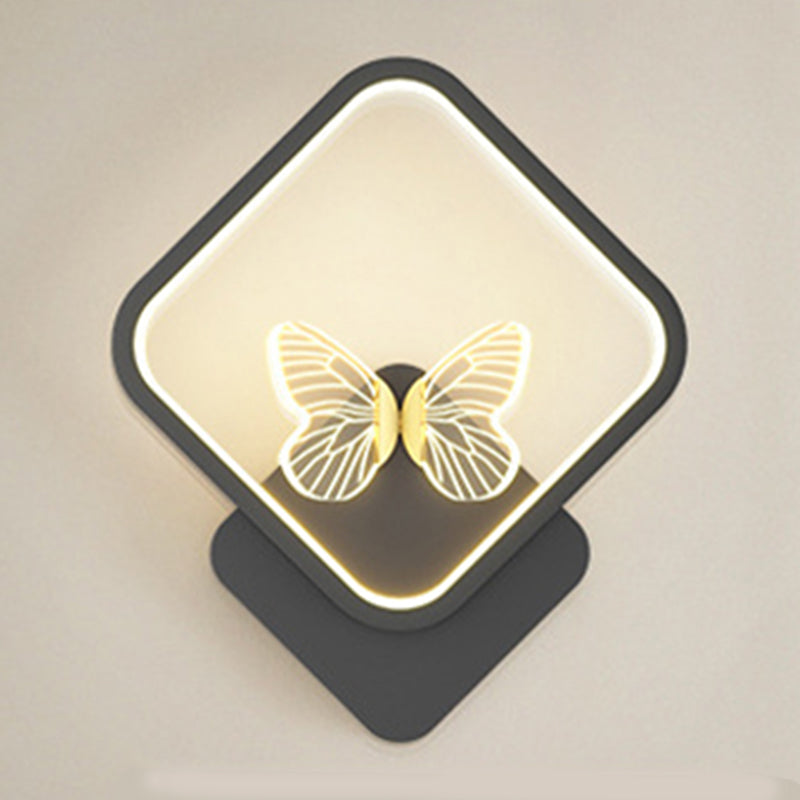 Nordic Style Iron Wall Light Geometry Shape Wall Lamp for Children's Room