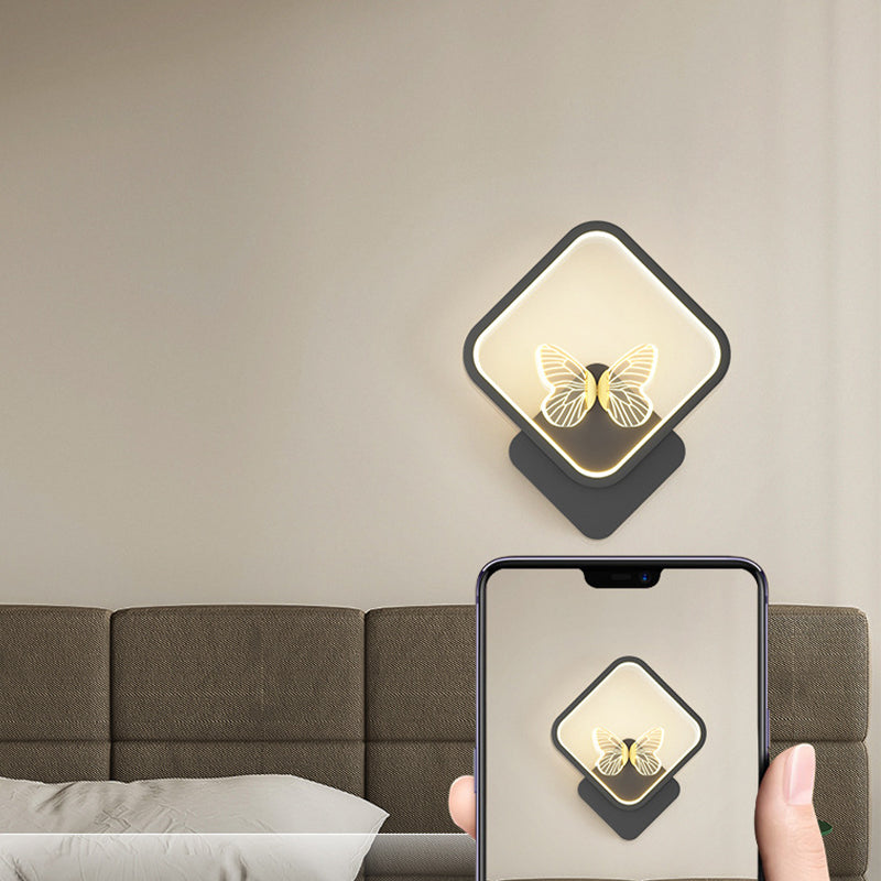 Nordic Style Iron Wall Light Geometry Shape Wall Lamp for Children's Room