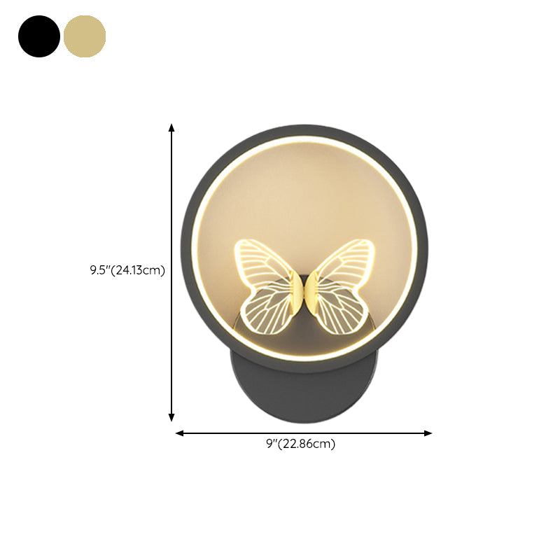 Nordic Style Iron Wall Light Geometry Shape Wall Lamp for Children's Room