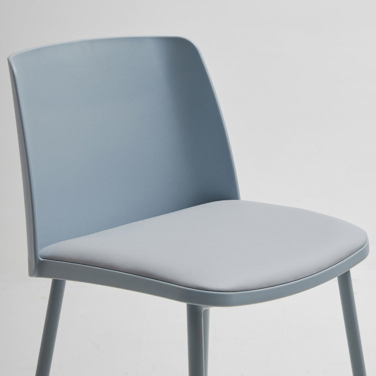 Modern Style PU Leather Bar-stool Square Seat Counter Bar Stool with Metal Legs