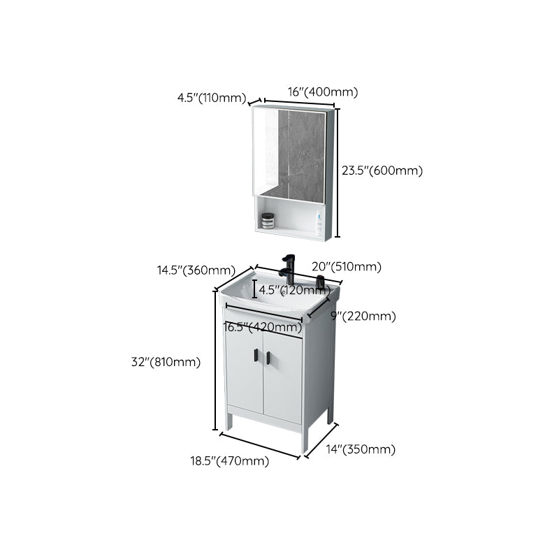 Aluminum Bathroom Vanity Modern Bathroom Vanity Set for Bathroom