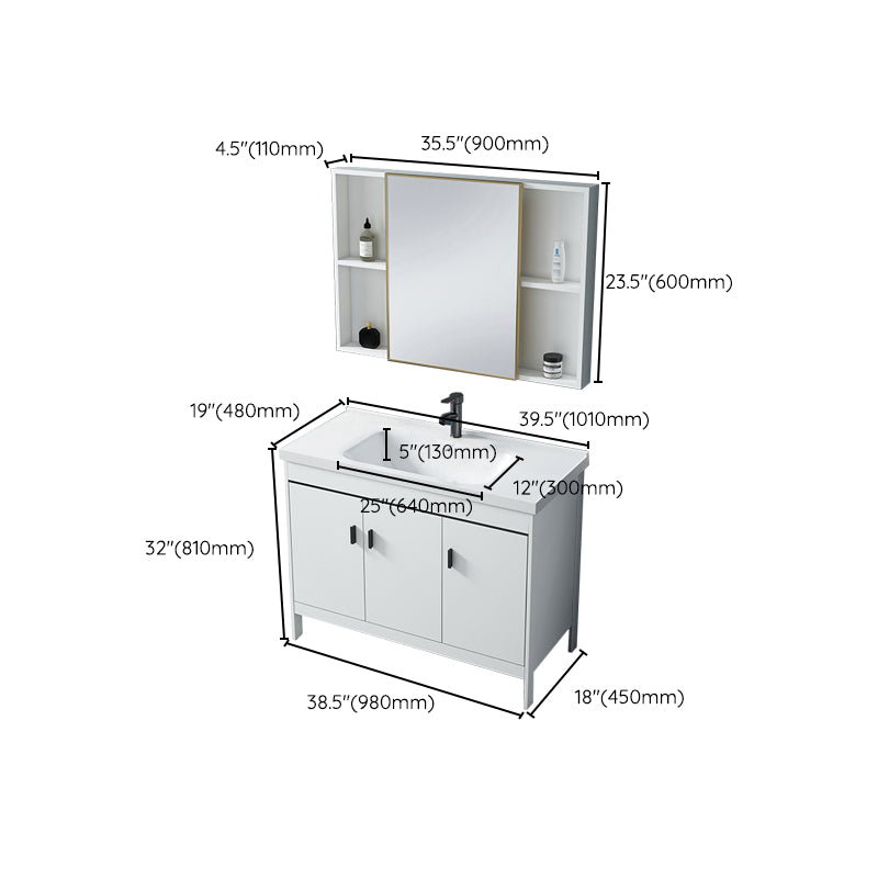 Aluminum Bathroom Vanity Modern Bathroom Vanity Set for Bathroom