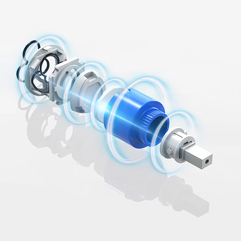 Modern High Arc Faucet Brass Floor Mounted Free Standing Tub Filler Faucet