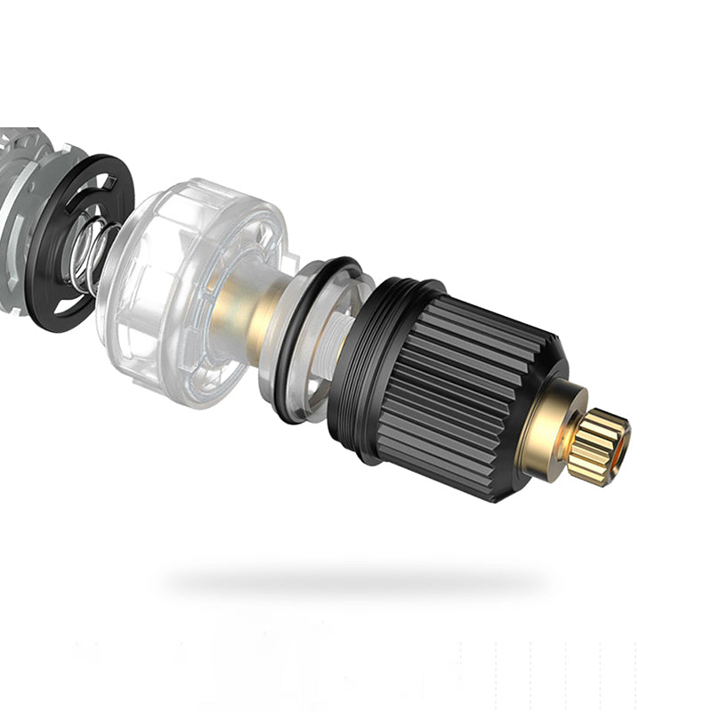 Brass Circular Shower Combo Wall Mounted Shower Set with 2 Shower Heads