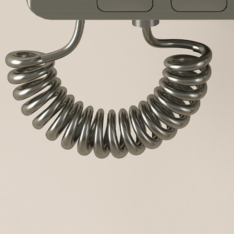 Brass Circular Shower Combo Wall Mounted Shower Set with 2 Shower Heads