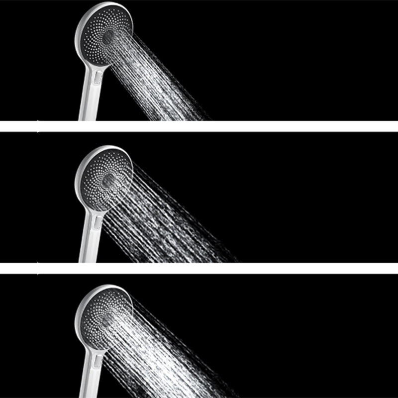 Modern Adjustable Water Flow Shower Faucet Shower Hose Shower System on Wall