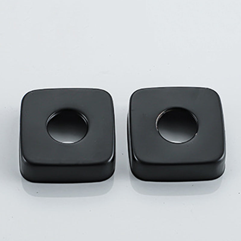 Modern Pressure Balanced Diverter Valve Shower Faucet Square Shower System on Wall