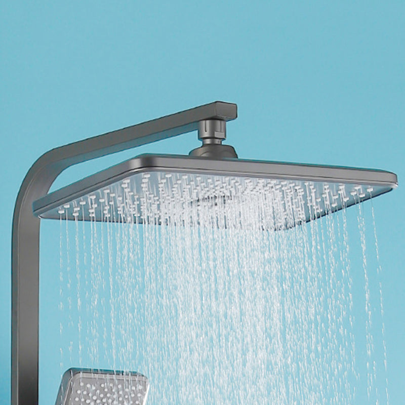 Modern Style Shower System Wall Mounted Spot Resist Handle Lever Shower System