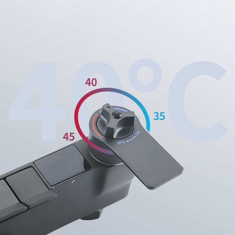 Modern Style Shower System Wall Mounted Spot Resist Handle Lever Shower System