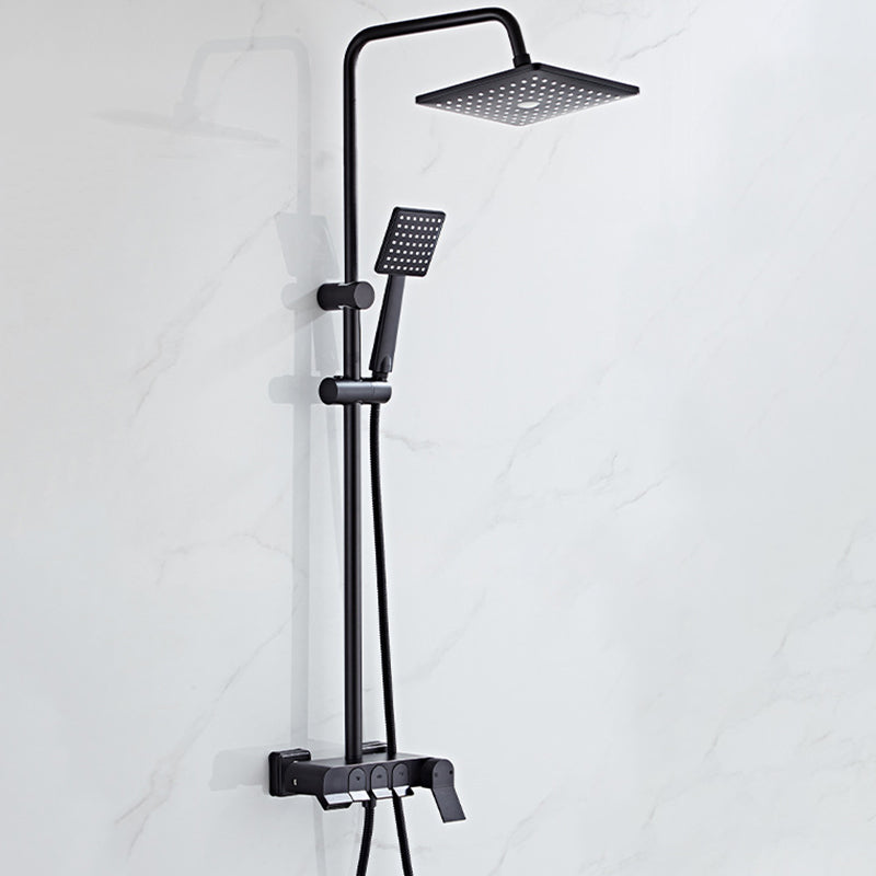 Modern Style Shower System Handle Lever Wall Mounted Spot Resist Shower System