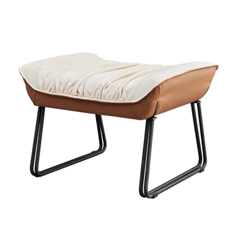 Modern Rocking Chair Wooden Rocking Accent Chair with Tufted