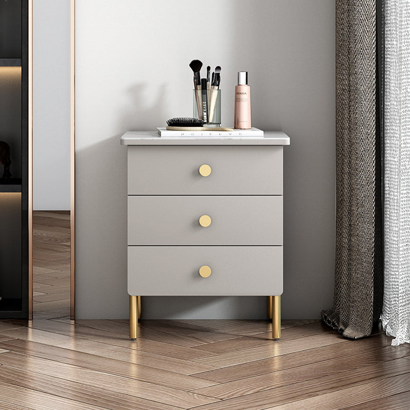 15.6-inch Width Storage Chest Dresser Glam Storage Chest with 3 Drawers