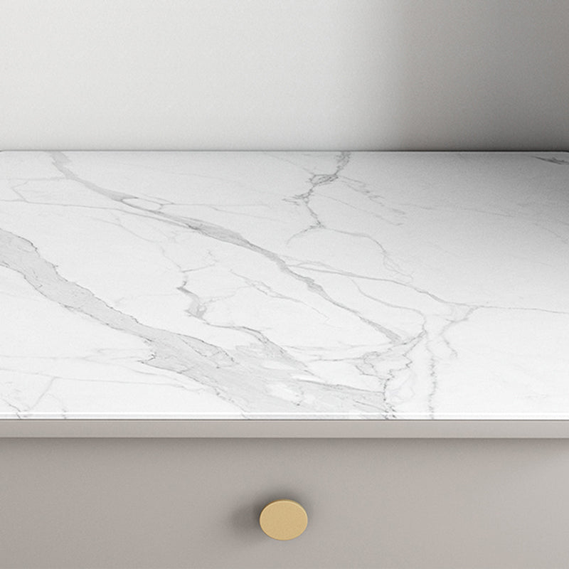 15.6-inch Width Storage Chest Dresser Glam Storage Chest with 3 Drawers