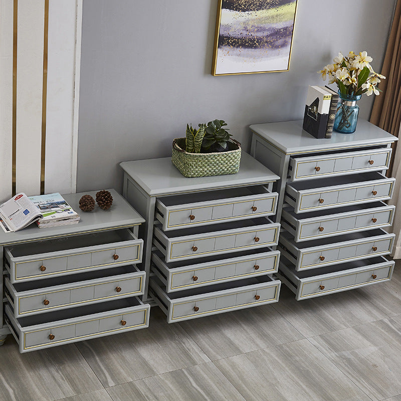 15.6-inch W Traditional Dresser Solid Wood Storage Chest with 3/4/5 Drawers