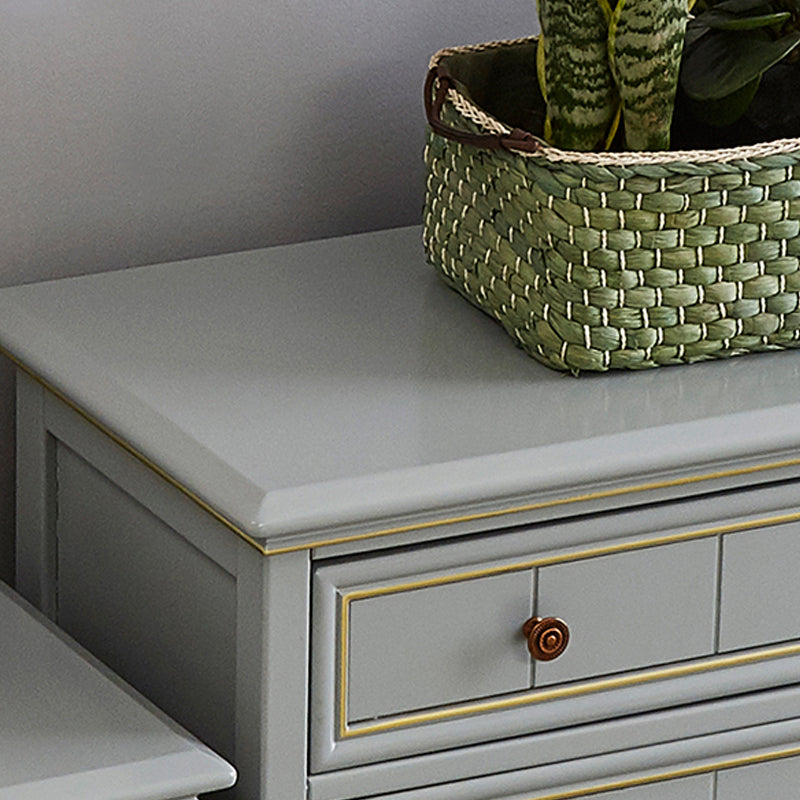 15.6-inch W Traditional Dresser Solid Wood Storage Chest with 3/4/5 Drawers