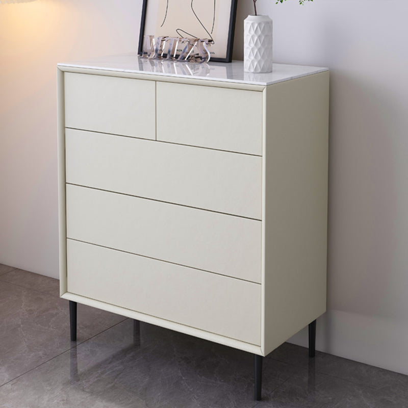 Contemporary Bedroom Wooden Storage Chest 15.7"Wide Chest with Drawers