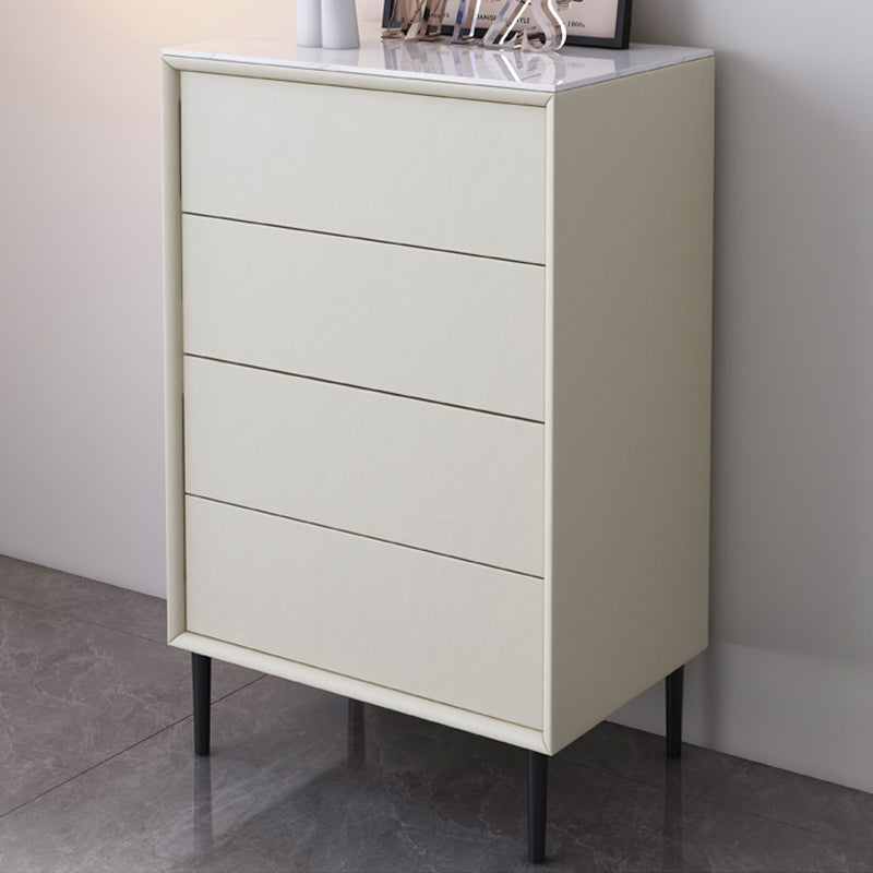 Contemporary Bedroom Wooden Storage Chest 15.7"Wide Chest with Drawers