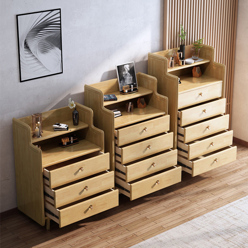 Solid Wood Storage Chest Modern Storage Chest Dresser with 3/4/5 Drawers