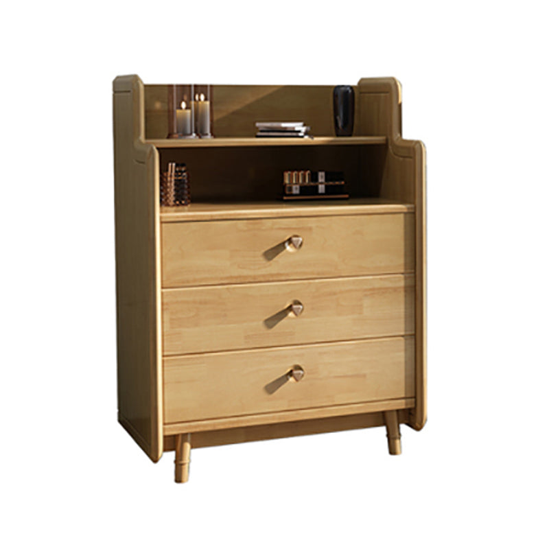 Solid Wood Storage Chest Modern Storage Chest Dresser with 3/4/5 Drawers