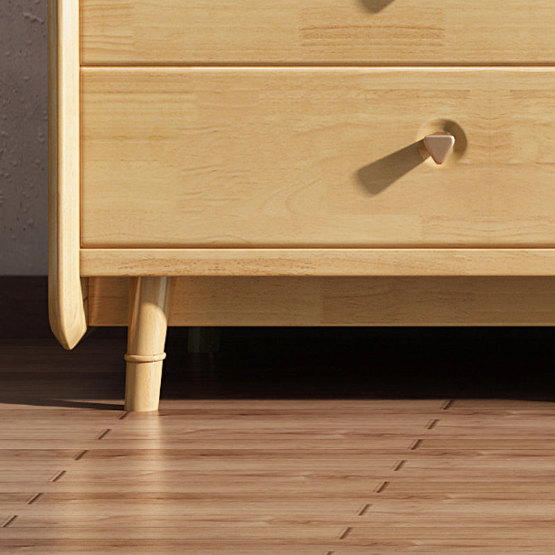 Solid Wood Storage Chest Modern Storage Chest Dresser with 3/4/5 Drawers