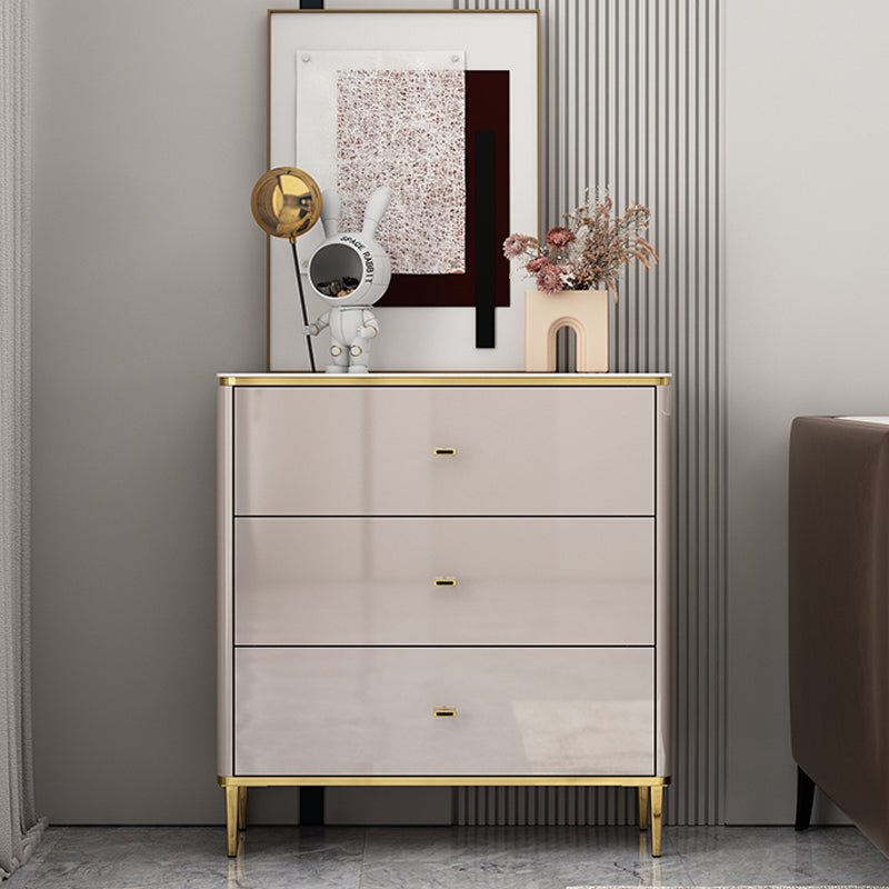 11.7-inch Width Glam Storage Chest Stone Storage Chest Dresser with 3/6 Drawers