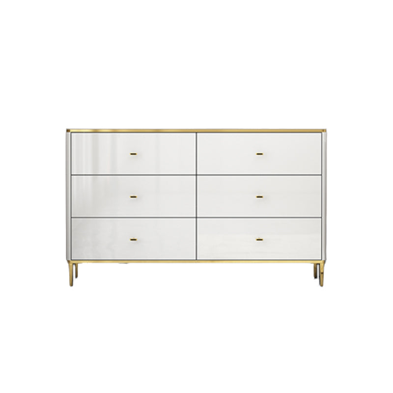 11.7-inch Width Glam Storage Chest Stone Storage Chest Dresser with 3/6 Drawers