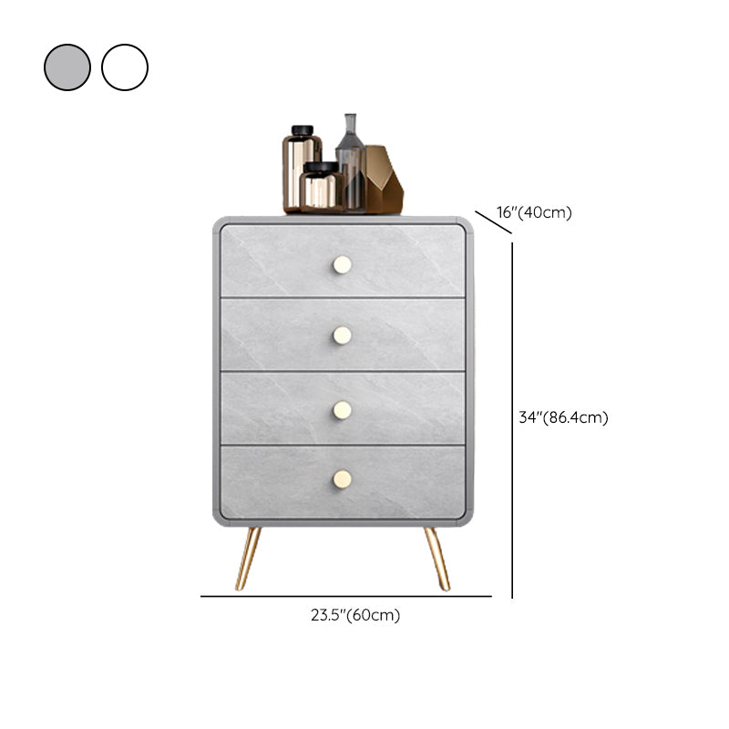 Glam Dresser Manufactured Wood Storage Chest with 3/4/5 Drawers