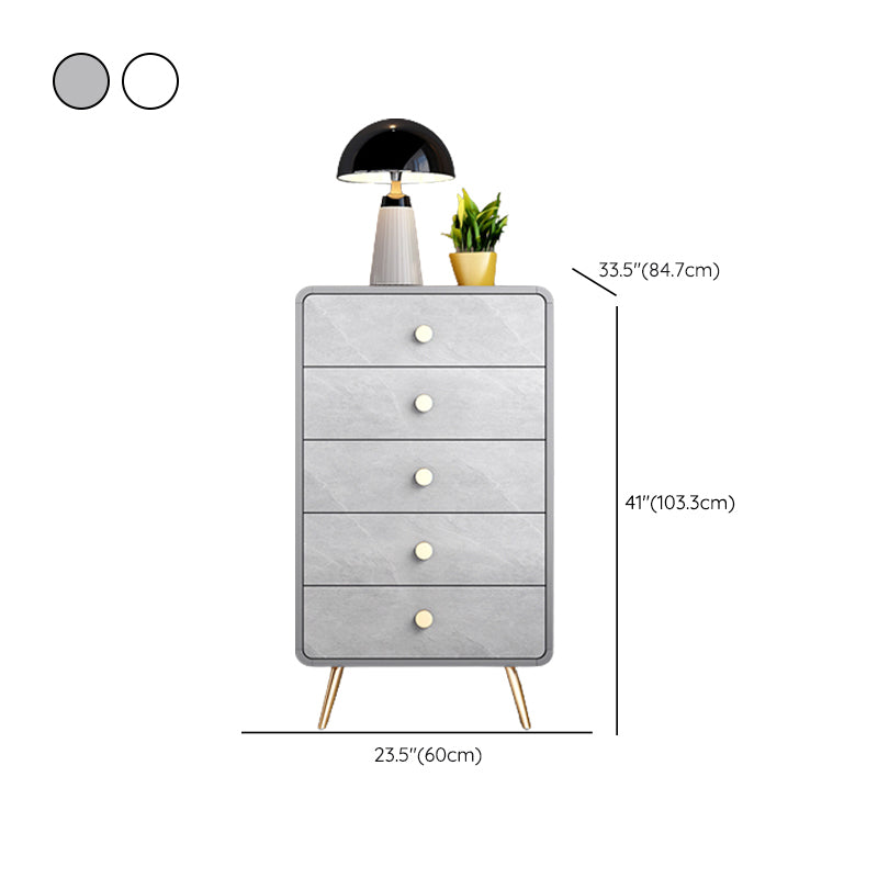 Glam Dresser Manufactured Wood Storage Chest with 3/4/5 Drawers