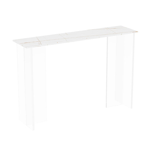 11.8" W Modern Console Accent Table Antique Finish Console Sofa Table