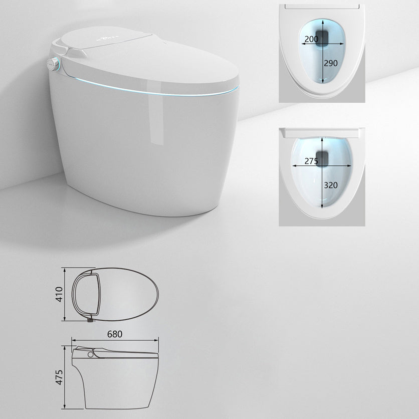 Modern ABS Toilet Bowl Floor Mounted All-In-One Urine Toilet