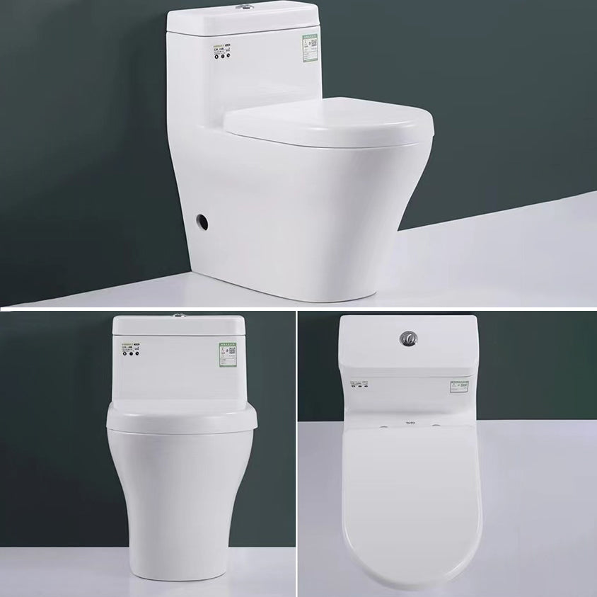Porcelain Siphon Jet Toilet Floor Mounted One Piece Toilet Urine Toilet